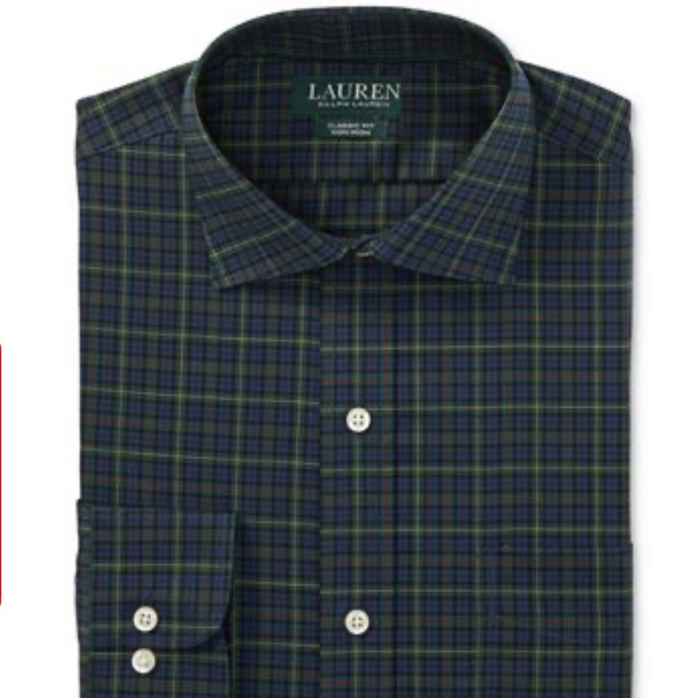 Ralph Lauren Blue/Green Dress Shirt